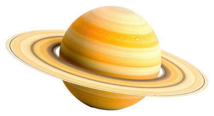 Fototapeta premium PNG Saturn planet space white background