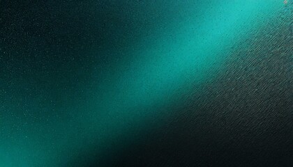 Obraz premium Ethereal Elegance: Teal Black Gradient Background