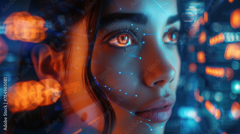 Poster chatbot conversation, ai artificial intelligence technology. open ai generate. futuristic technology