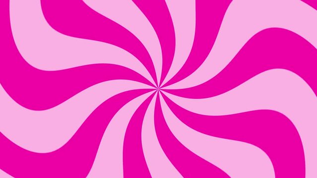 lollipop hypnotic pink spiral, Dynamic spin motion.