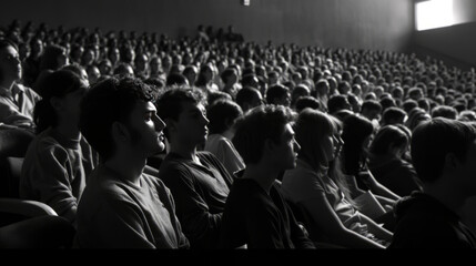 Engaged Audience in Lecture Hall - 784966269