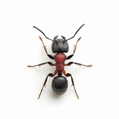 a Bullet Ant isolated on white Background, 