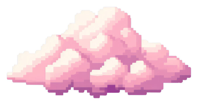 PNG Simple cloud sky pixelated outdoors