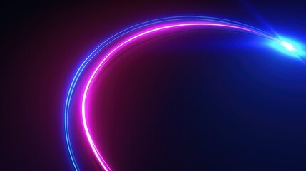 Obraz premium An enchanting abstract background featuring radiant white lights against a vibrant purple backdrop. 