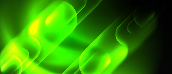 a close up of a green light on a black background . High quality