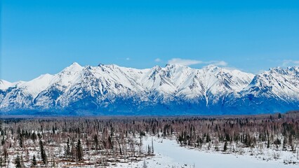 Icy Mountains from Alaska