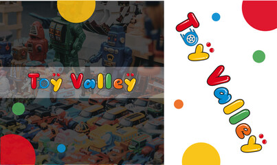 Toy Valley- Wordmark Logo - Logo- Vector 