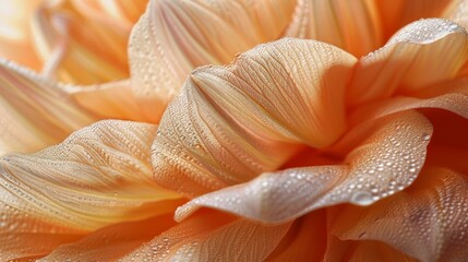 Textures and Patterns: A photo macro close-up of the smooth texture and intricate patterns on a flower petal