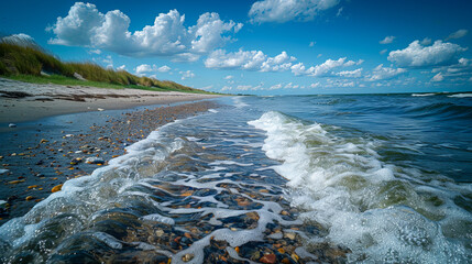 Holiday by the sea: Idyllic Baltic Sea panorama