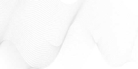 Abstract white digital blend wave lines and technology background. Modern white flowing wave lines and glowing moving lines. Futuristic technology and sound wave lines background.