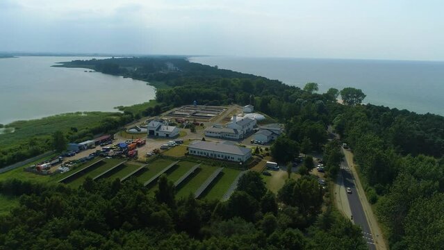 Eco Enterprise Lake Jamno Mielno Krajobraz Aerial View Poland