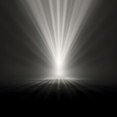 3D rendering of light gray background with spotlight shining down on the center.