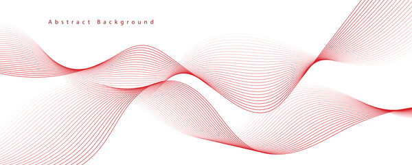 abstract red wave background