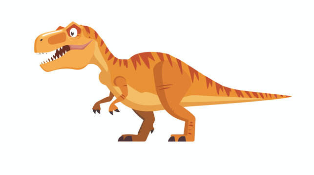 Cartoon dinosaur T-Rex vector illustration. Dino funn