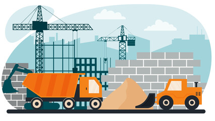 Fototapeta premium construction site