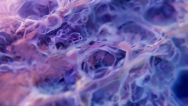 A highresolution image shows the fine cilia covering the body of a euglenoid facilitating its movement and aiding in feeding. . AI generation.