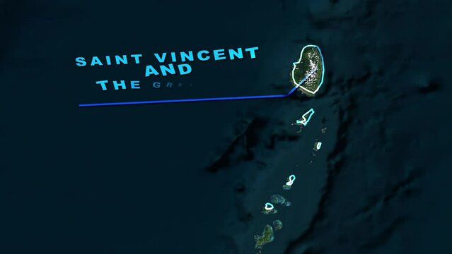 Saint Vincent and the Grenadines World Map