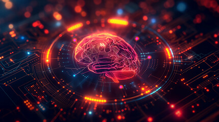 Obraz premium an algorithm showing the ai symbol