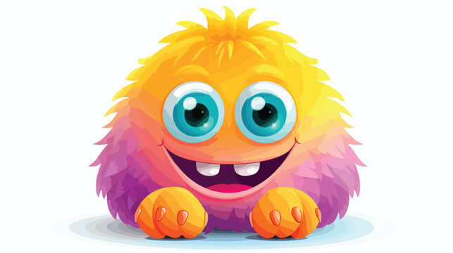Colorful monster cute vector illustration design Vector
