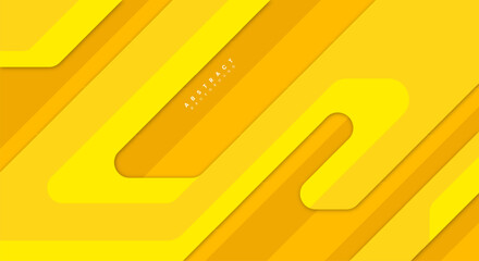 Abstract yellow flat background