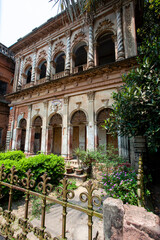 Obraz premium Old ruined houses in the deserted city Panam Nagar (Panam City) in Bangladesh, Asia
