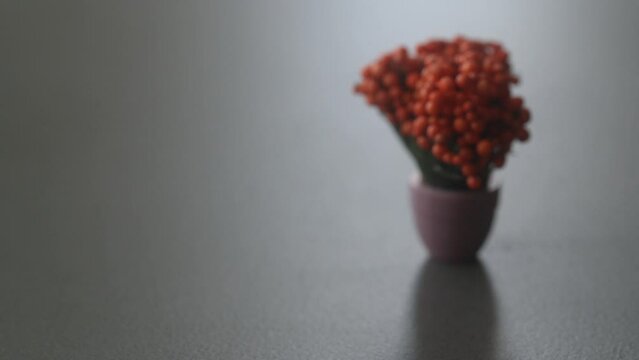 Miniature flower Pot push in