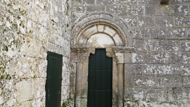 Aged Arch of San Juan de Cortegada, Sarreaus, Ourense Spain