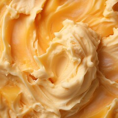 Mango ice cream background texture