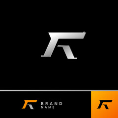 Letter F or FA abstract logo. This sophisticated design embodies strategic prowess and innovation