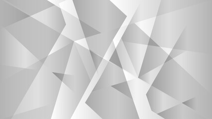 Fototapeta premium Grey Abstract Background Geometrical Shape Template Design