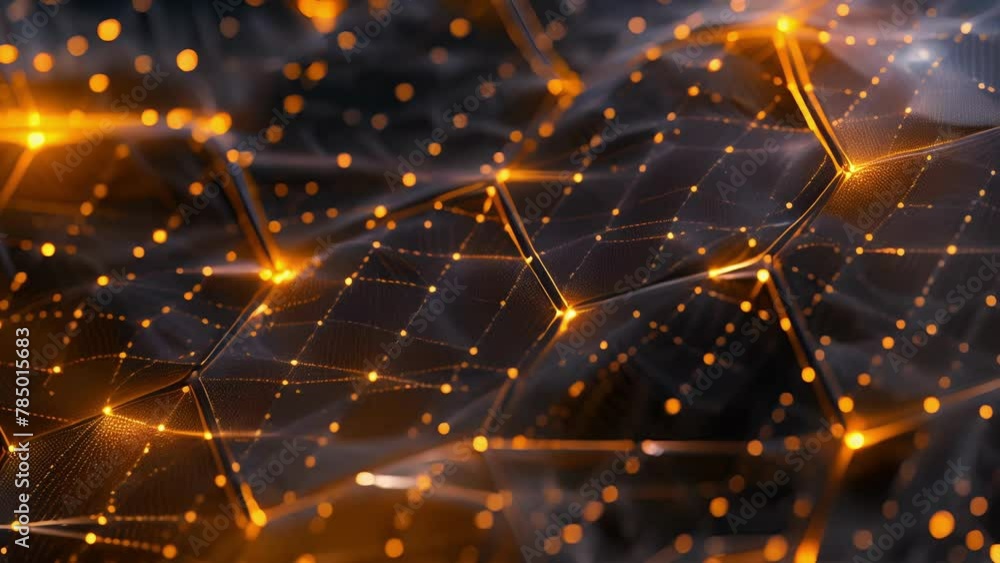 Poster a closeup shot reveals the intricate patterns of wires and cells within a solar panel highlighting t