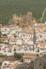 Fototapeta na wymiar Zuheros is a landmark village in Cordoba province, Spain