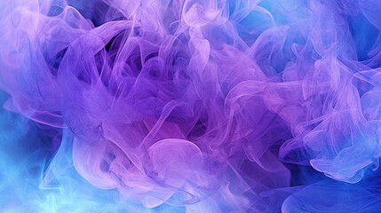 Blue and purple smoke background - obrazy, fototapety, plakaty