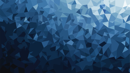 Dark BLUE vector abstract mosaic background. Triangul
