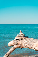 Landscape of Chimney Bluffs State Park of New York