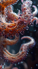 Captivating Underwater Symbiosis:Intricate Interactions between Parasites and Hosts in Detail