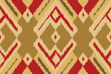 Ethnic ikat seamless pattern in tribal. Fabric American, Mexican style. Design for background, wallpaper, illustration, fabric, clothing, carpet, textile, batik, embroidery.