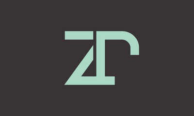 Alphabet letters Initials Monogram logo ZR, RZ, Z and R