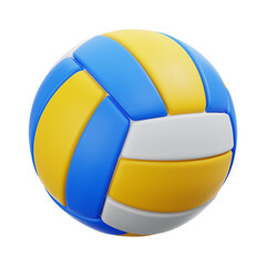 volleyball 3d icon illustration