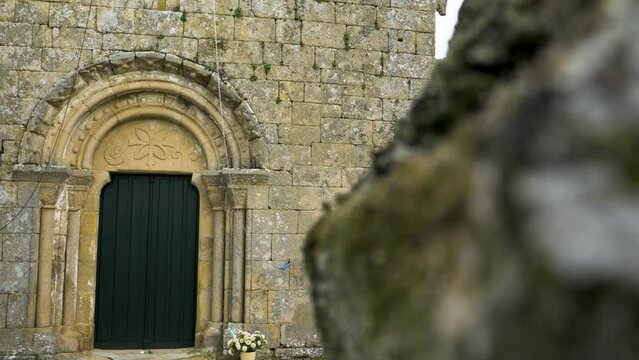 Archway of San Juan de Cortegada church, Sarreaus, Spain