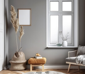 Stylish serenity composition with chic home decor, warm colors and textures.