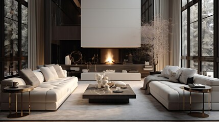 Fototapeta premium modern living room