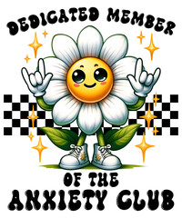Anxiety Club Member Inspirational PNG