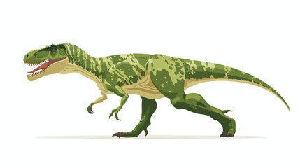 Dinosaur green card concept illustration Vector illustration
