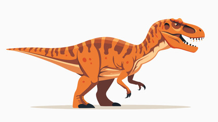 Fototapeta na wymiar Dinosaur vector illustration isolated on white background