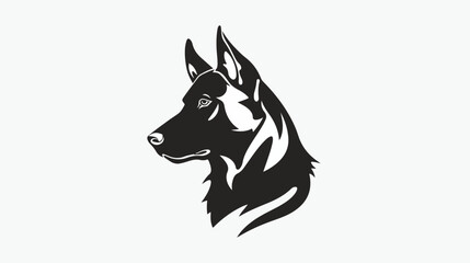 Dog logo vector design template Vector illustration illustration