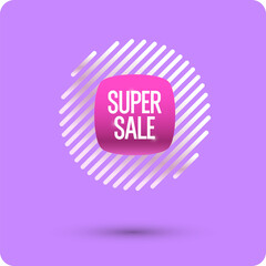 An image to advertise the sale. Poster for advertising discounts. Vector graphics. - 785040092