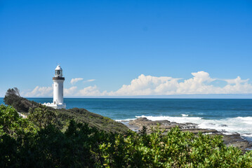 Fototapeta na wymiar Lighthouse at Norah Heads, NSW