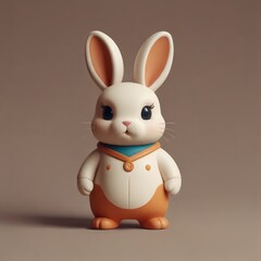 Obraz premium Easter Bunny a joyful holiday scene