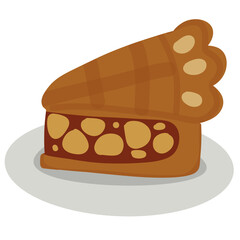 illustration of a cake